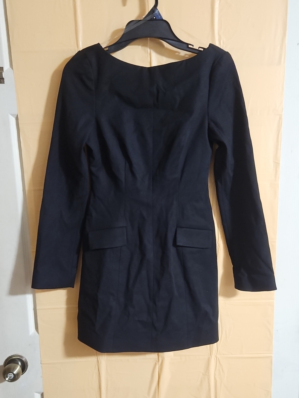 KBB By Kahlana The Boat Neck Micro Mini Dress: BLACK: NEW WITH TAGS: SIZE 0